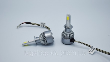 Комплект LED ламп C6 HeadLight H1 12v COB
Преимущества светодиодных ламп головно. . фото 3