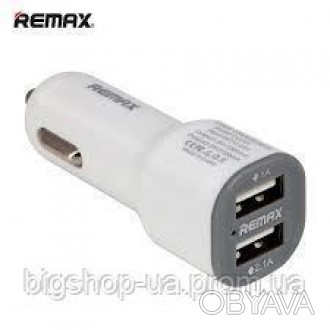 Remax CC201
USB адаптер питания автомобильный. 2 USB выхода
output: DC5V - 2,1A . . фото 1