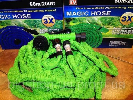 Шланг для полива X HOSE 30 м с распылителем, садовый шланг, поливочный шланг для. . фото 6