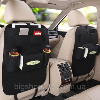 Органайзер для спинки сиденья автомобиля Vehicle mounted storage bag позволяет к. . фото 2
