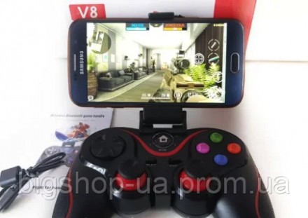 Универсальный Bluetooth геймпад V8 - это беспроводной игровой контроллер, которы. . фото 6