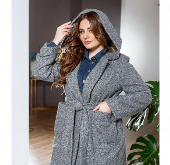 Женственное мягкое пальто классического прямого кроя является универсальным, так. . фото 2