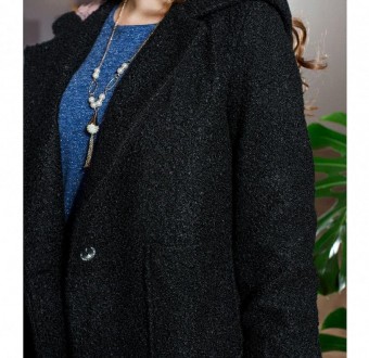 Женственное мягкое пальто классического прямого кроя является универсальным, так. . фото 4