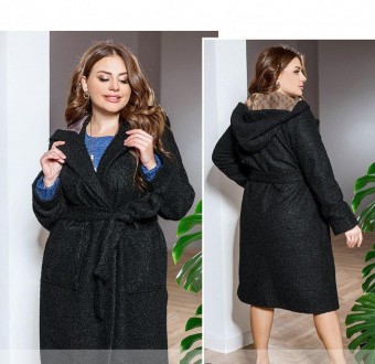 Женственное мягкое пальто классического прямого кроя является универсальным, так. . фото 5