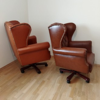 Нові шкіряні крісла ручної роботи.
Виконані з натуральної шкіри «люкс&raq. . фото 11