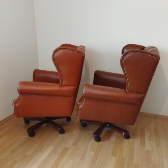 Нові шкіряні крісла ручної роботи.
Виконані з натуральної шкіри «люкс&raq. . фото 8