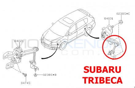 Тяга датчика положення кузова передня SUBARU OUTBACK IV BR B14 (05/2009-11/2014). . фото 11