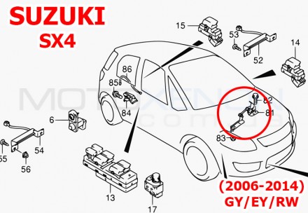 Тяга датчика положення кузова задня SUZUKI KIZASHI 38640-57L10 THK (Японія)
 Пре. . фото 13