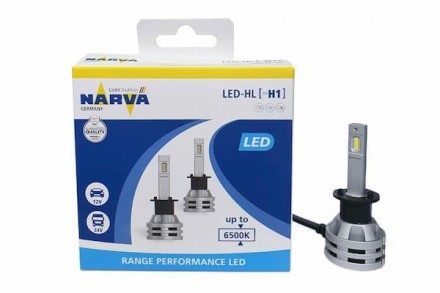 Комплект диодных ламп Narva 18057 H1 12/24v 6500K X2 24W RPL Range Performance
Л. . фото 2