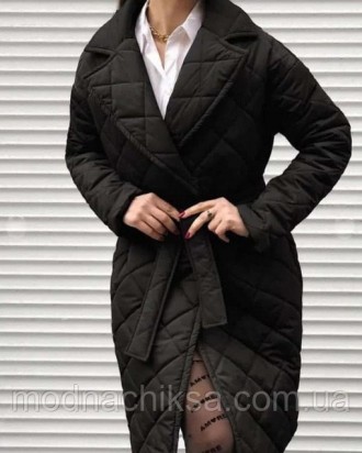 Стеганное пальто
	Мод. 958
	Ткань: Плащевка на синтепоне 200 + подкладка
	Отличн. . фото 2