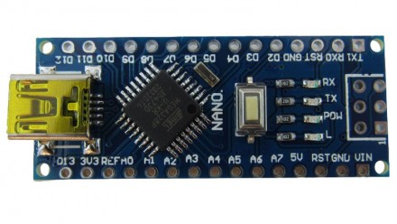 Arduino Nano V3.0 - компактная плата микроконтроллера, базирующаяся на Atmega328. . фото 2