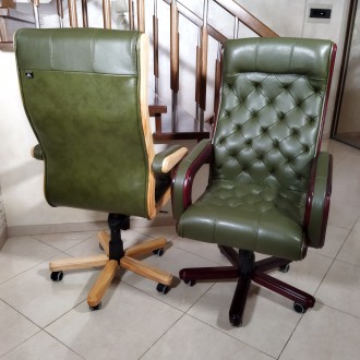 Вишукане крісло (нове) ручної роботи.
Крісло виконане з натуральної шкіри &laqu. . фото 5