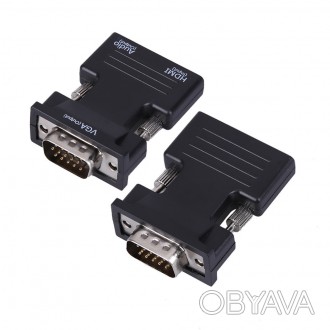 Конвертер HDMI-VGA OUT для преобразования HDMI сигнала в VGA позволит подключить. . фото 1