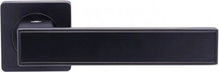 
Ручка дверная на квадратной розетке Gavroche MAGNIUM Mg – A3 BLACK/BLACK черный. . фото 2