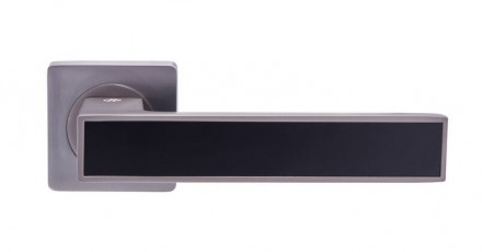 
Ручка дверная на квадратной розетке Gavroche MAGNIUM Mg – A3 MBN/BLACK черный н. . фото 2
