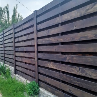Деревянный забор из дерева это не только красивый дизайн и выгодное решение а та. . фото 2