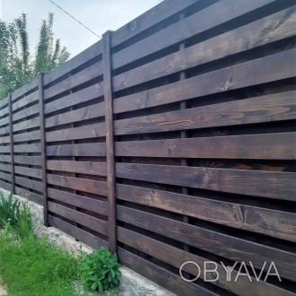 Деревянный забор из дерева это не только красивый дизайн и выгодное решение а та. . фото 1