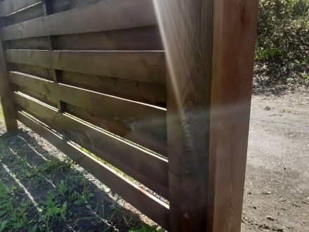 Деревянный забор из дерева это не только красивый дизайн и выгодное решение а та. . фото 6