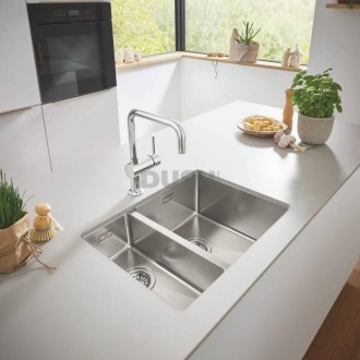 Кухонная мойка Grohe Sink K700U 31576SD1 изготовлена из нержавеющей стали, что г. . фото 6