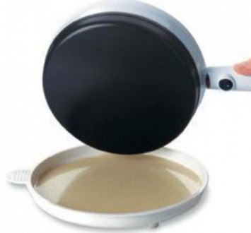 Погружная  электрическая сковорода Pancake Master  позволяет печь только ровные . . фото 4