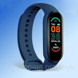 Фитнес браслет FitPro Smart Band M6 (смарт часы, пульсоксиметр, пульс). PW-700 Ц. . фото 10
