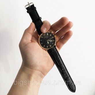 Часы наручные Emporio Armani Black ремешок GB-493 черный (реплика)Качественная р. . фото 2