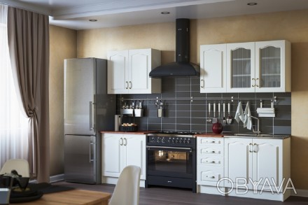 Модульна кухня Оля
Ніжна лінійка в стилі прованс преміум-якості. 
Ціна вказана. . фото 1