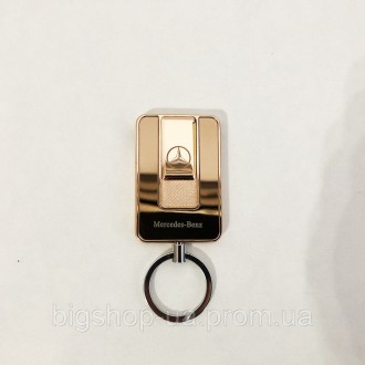 Зажигалка спиральная USB-811. Mercedes. JB-433 Цвет: золотойЭлектронная спиральн. . фото 11