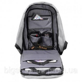 Рюкзак Travel Bag D3718-1. VO-603 Цвет: черныйСоздатели сделали удобный рюкзак д. . фото 2