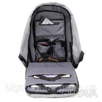 Рюкзак Travel Bag D3718-1. VO-603 Цвет: черныйСоздатели сделали удобный рюкзак д. . фото 1