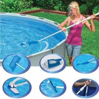набор для чистки бассейна Intex 28003 создан специально для поддержания чистоты . . фото 2