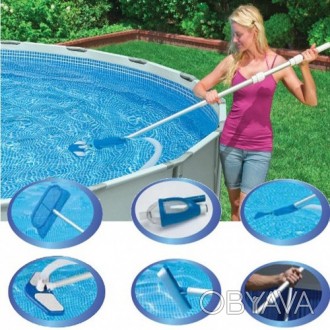 набор для чистки бассейна Intex 28003 создан специально для поддержания чистоты . . фото 1