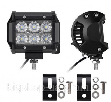 Автофара LED (6 LED) 5D-18W-SPOT 
Автофара LED (6 LED) 5D-18W-SPOT используется . . фото 2