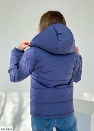 Женская деми Куртка с капюшоном Черная, Мокко, Синяя
Код 015409
Размер: 42, 44, . . фото 8
