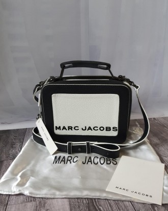 Женская черная кожаная сумочка клатч Marc Jacobs The Box 20 сумка из качественно. . фото 9