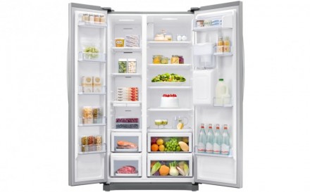 Холодильник Side-by-side SAMSUNG RS 52 N 3203 SA/UA с цифровой инверторной техно. . фото 6