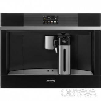 Встраиваемая кофеварка SMEG CMS 4104 N оснащена сенсорным дисплеем с большим выб. . фото 1