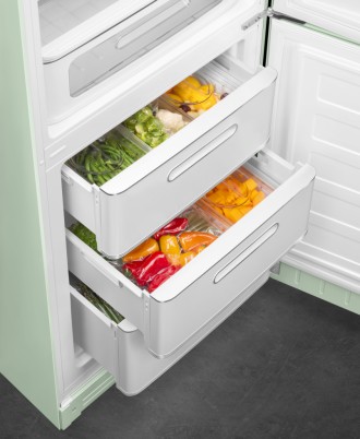 Отдельностоящий двухдверный холодильник, стиль 50-х годов, SMEG FAB 32 RPG 5 при. . фото 12