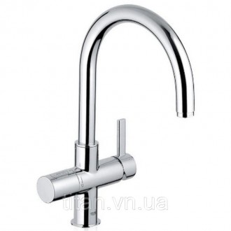 Смеситель для кухни Grohe Blue 33251000 изготовлен из латуни. Благодаря хромиров. . фото 2