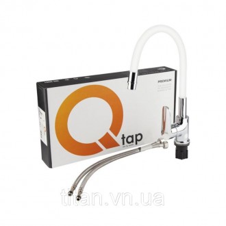 Рефлекторный смеситель для кухни Qtap Linea CRW 007F изготовлен из высококачеств. . фото 7
