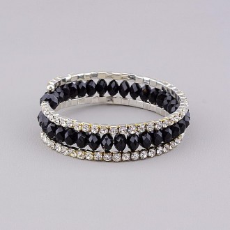 Вес: 32,7 г.
 
Длина: 17 см.
 
Камень: Сrystal
 
Камень2: Чешский хрусталь. . фото 3