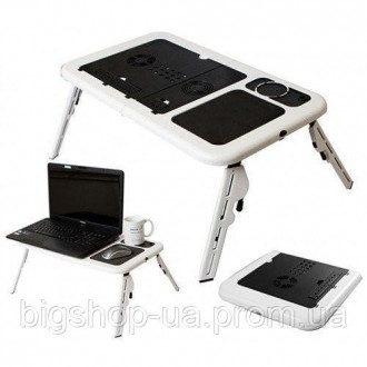 Складной столик-подставка для ноутбука с кулером E-Table LD09
Оригинальный, комф. . фото 6
