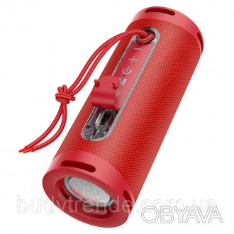 Bluetooth Колонка Hoco HC9 Dazzling pulse sports (Красный). . фото 1