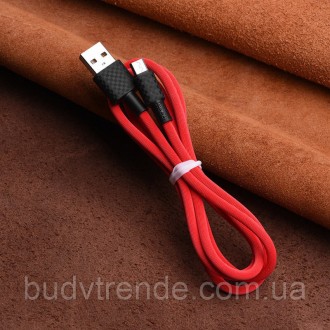 Дата кабель Hoco X29 Superior Style Micro USB Cable 2A (1m) (Red). . фото 6