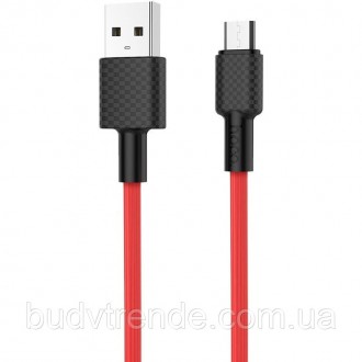 Дата кабель Hoco X29 Superior Style Micro USB Cable 2A (1m) (Red). . фото 2