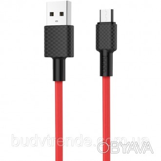Дата кабель Hoco X29 Superior Style Micro USB Cable 2A (1m) (Red). . фото 1
