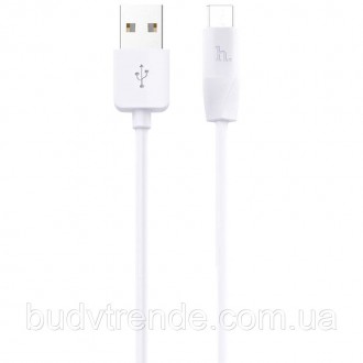 Уценка Дата кабель Hoco X1 Rapid USB to MicroUSB (1m) (Дефект упаковки / Белый). . фото 2