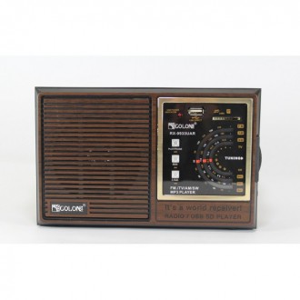 Радиоприёмник GOLON RX-9933UAR
Отличный вариант для дома, дачи, для тех кто люби. . фото 2