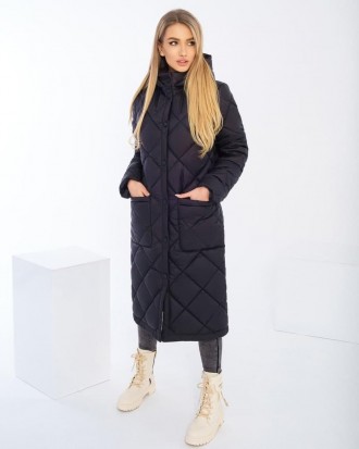 Зимнее женское стёганое пальто
Размер: 42-44, 44-46
Ткань: плащёвка, синтепон 20. . фото 4