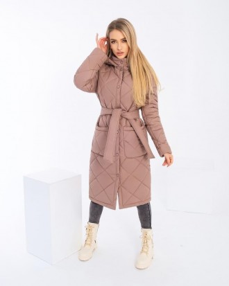 Зимнее женское стёганое пальто
Размер: 42-44, 44-46
Ткань: плащёвка, синтепон 20. . фото 2